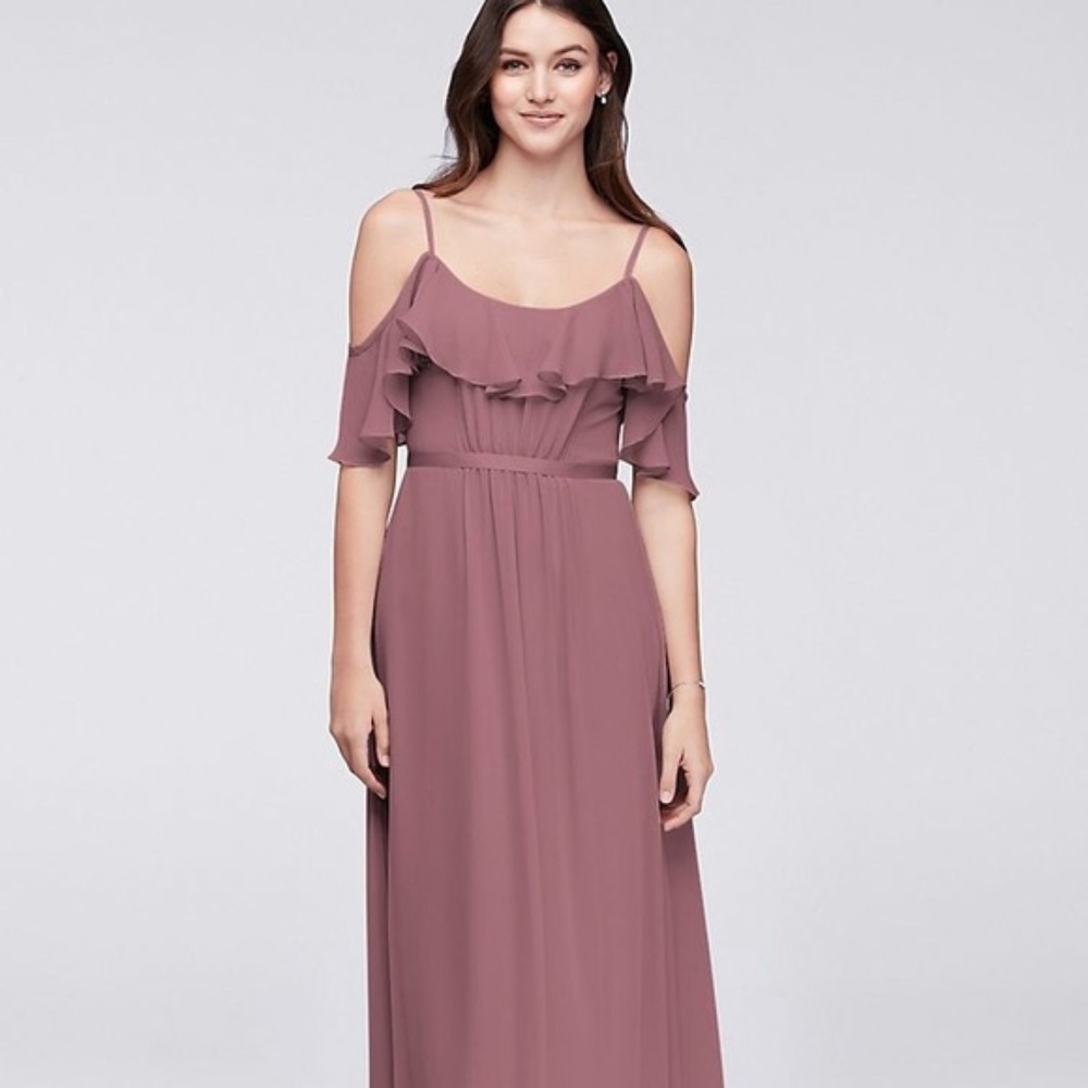 David’s Bridal Bridesmaid Dress in *QUARTZ*